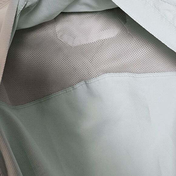 Simm's Fishing Hiking Vented Button down long sleeve Shirt Mens Blue Green Size - Picture 4 of 6